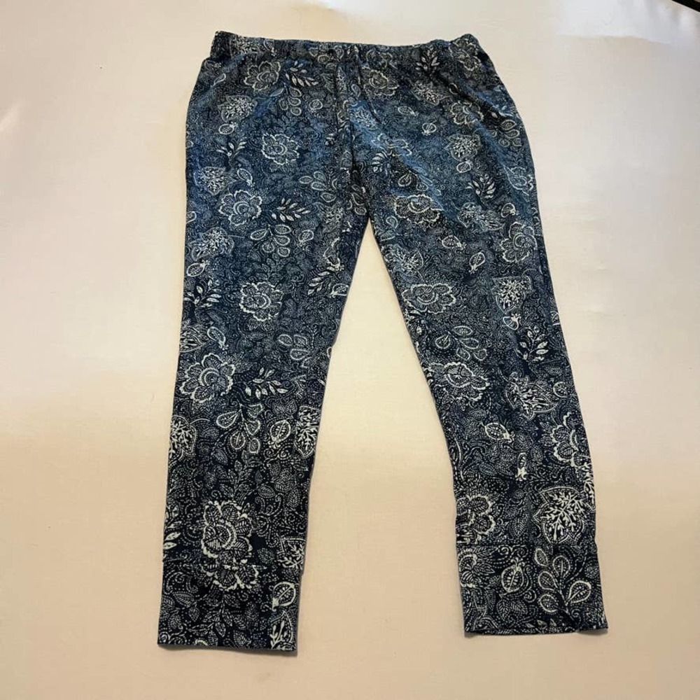 Lucky Brand Blue Floral print jogger pant XL
